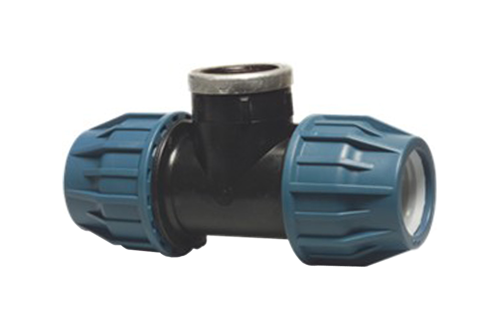 Trójnik do rur PE 32x1"x32 GW skręcany do wody PN16