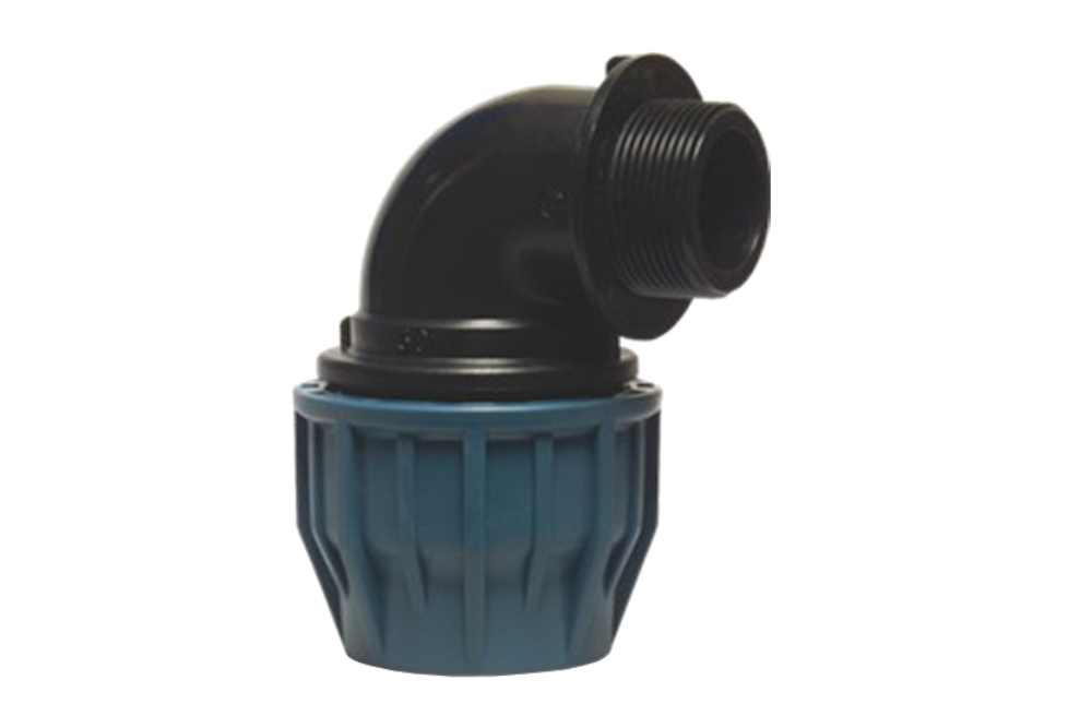 Kolano do rur PE 50x2" GZ 90° PN16