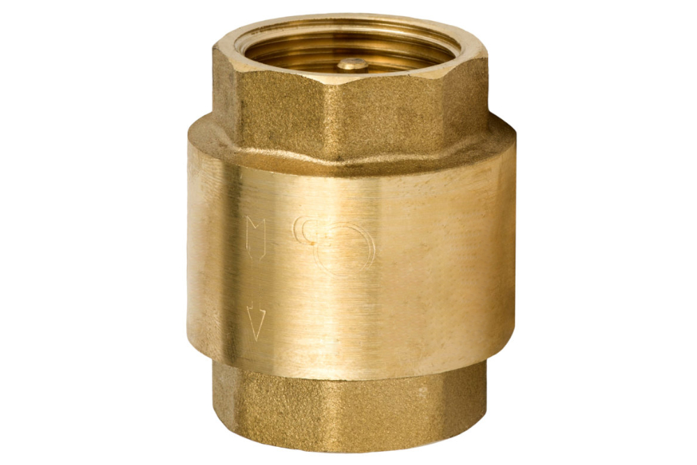 Zawór zwrotny trzpień grzybek mosiężny 1"