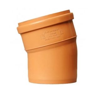 Kolano kanalizacyjne zewnętrzne PCV PP 160/15°