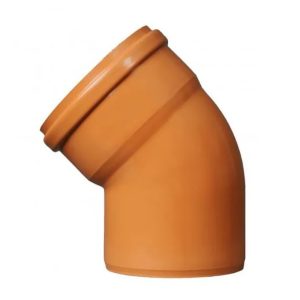 Kolano kanalizacyjne zewnętrzne PCV PP 160/45°