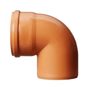 Kolano kanalizacyjne zewnętrzne PCV PP 160/90°