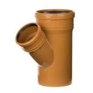 Trójnik kanalizacyjny PCV 160/110x45°
