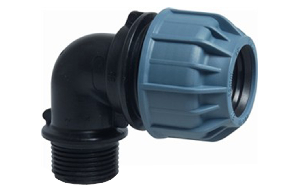 Kolano do rur PE 32x3/4" GZ 90° PN10