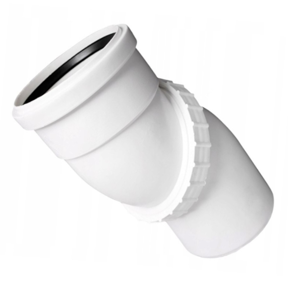 Kolano nastawne uniwersalne kanalizacyjne PCV 110