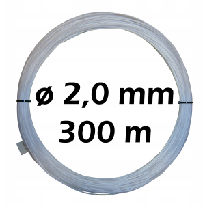 Żyłka gospodarcza techniczna studniarska do mocowania filtrów 2,0 mm 300m