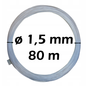 Żyłka gospodarcza techniczna studniarska do mocowania filtrów 1,5 mm 80m