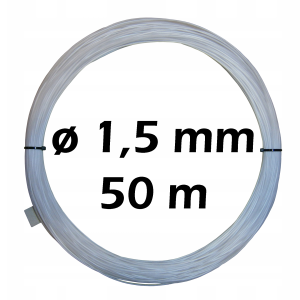 Żyłka gospodarcza techniczna studniarska do mocowania filtrów 1,5 mm 50m