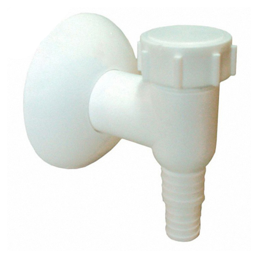 Syfon do pralki zmywarki odpływ natynkowy 32 mm z zaworem kulkowym