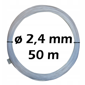 Żyłka gospodarcza techniczna studniarska do mocowania filtrów 2,4 mm 50m