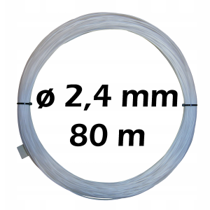 Żyłka gospodarcza techniczna studniarska do mocowania filtrów 2,4 mm 80m